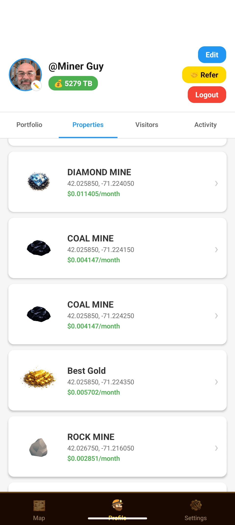 TerraMine: Real World Mining screenshot