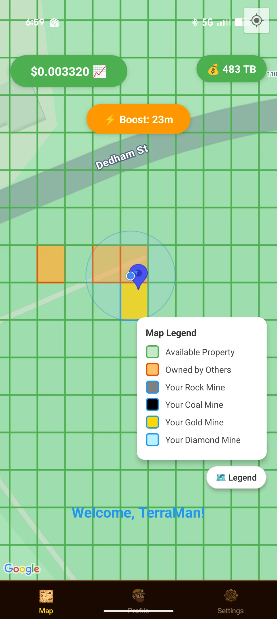 TerraMine: Real World Mining screenshot